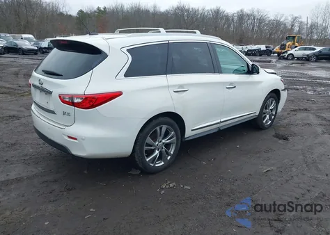 2013 Infiniti Jx35 z USA, uszkodzony, nr VIN 5N1AL0MM3DC346875